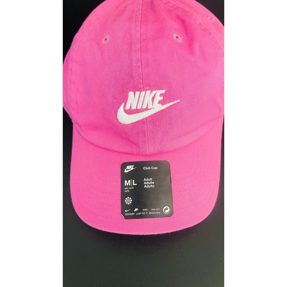 Nike adult unisex size M/L pink adjustable hat